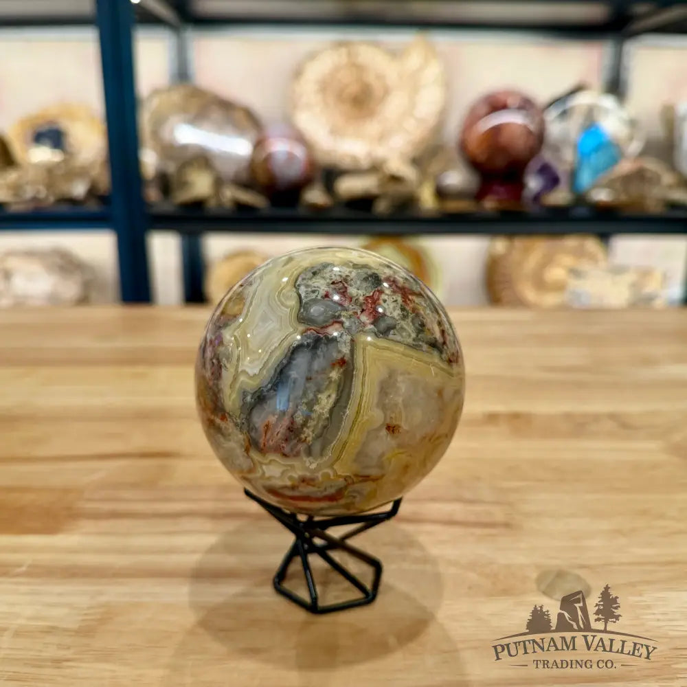 Mexican Lace Agate Sphere Sphere
