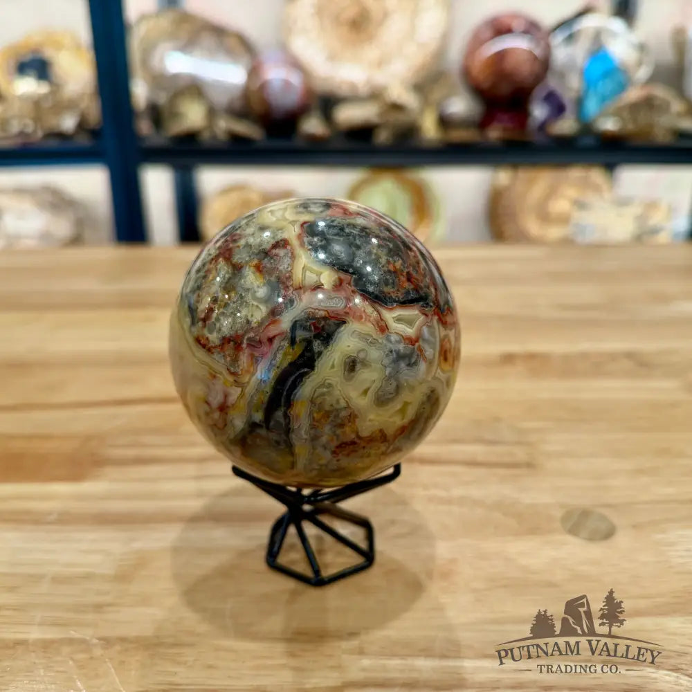 Mexican Lace Agate Sphere Sphere