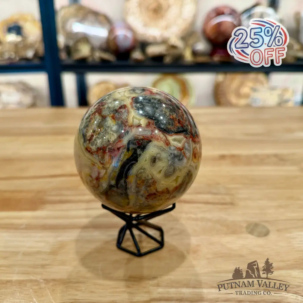 Mexican Lace Agate Sphere Sphere