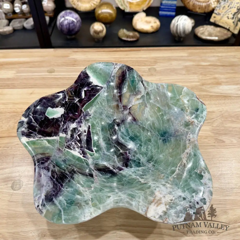 Reserve Mexican Fluorite Bowl 11.25’’ - Bowl
