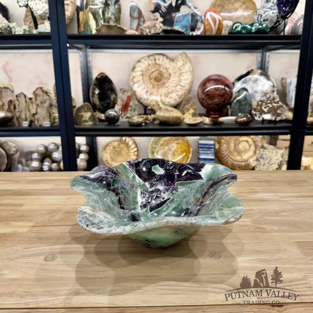Reserve Mexican Fluorite Bowl 11.25’’ - Bowl