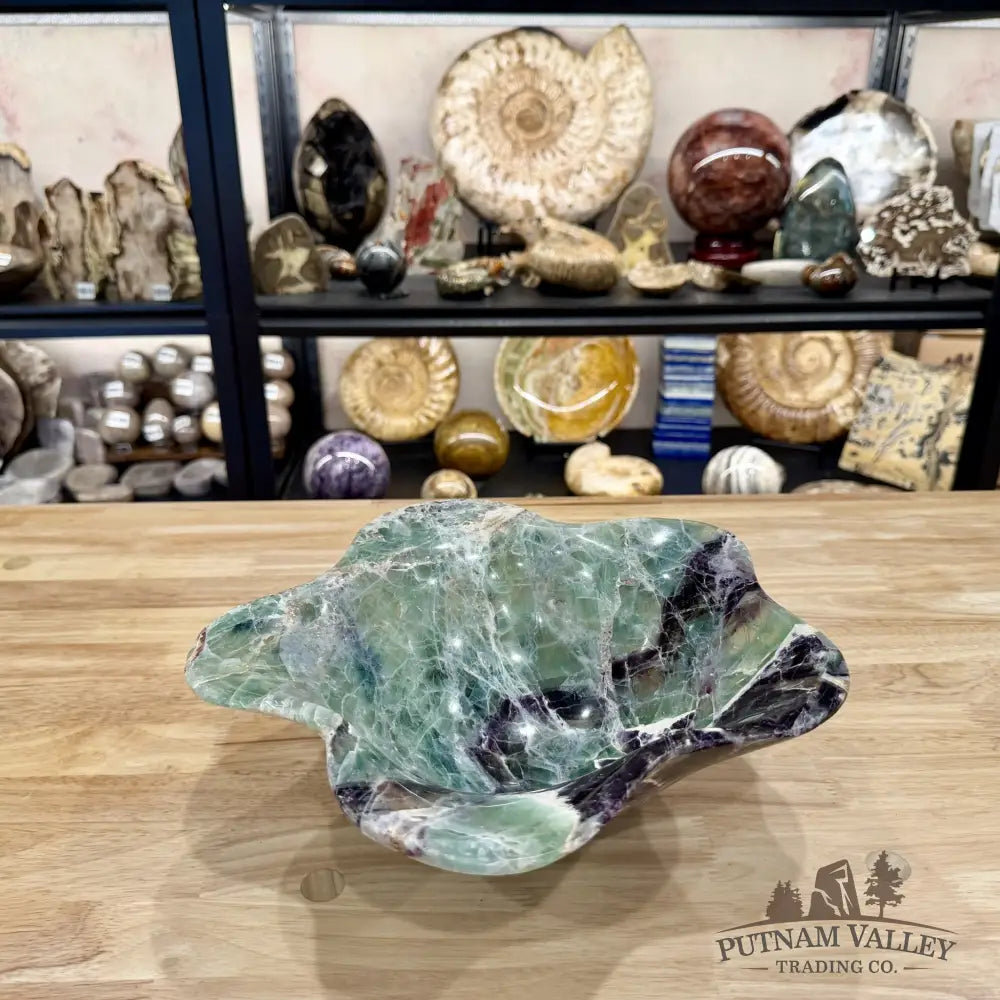 Reserve Mexican Fluorite Bowl 11.25’’ - Bowl