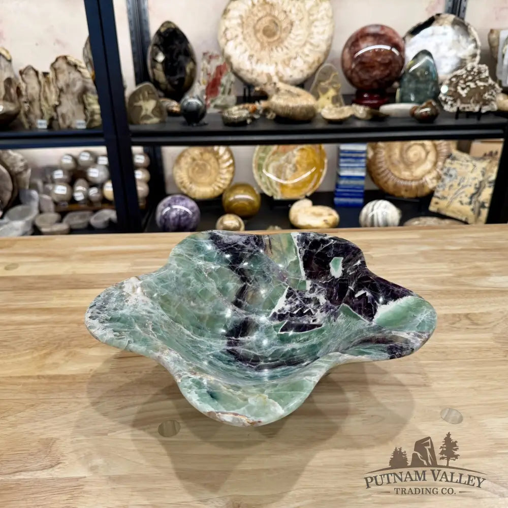 Reserve Mexican Fluorite Bowl 11.25’’ - Bowl