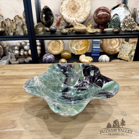 Reserve Mexican Fluorite Bowl 11.25’’ - Bowl
