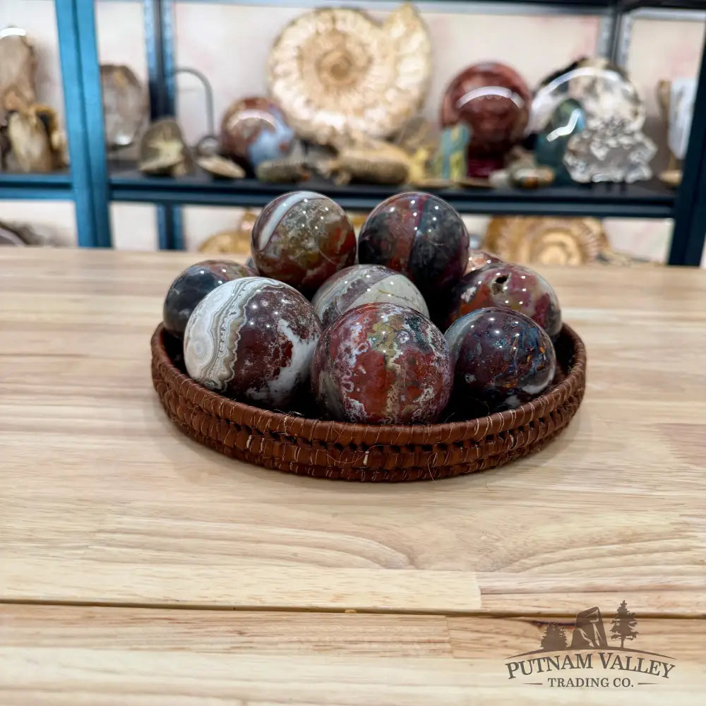 Reserve Mexican Lace Agate Spheres - Sphere