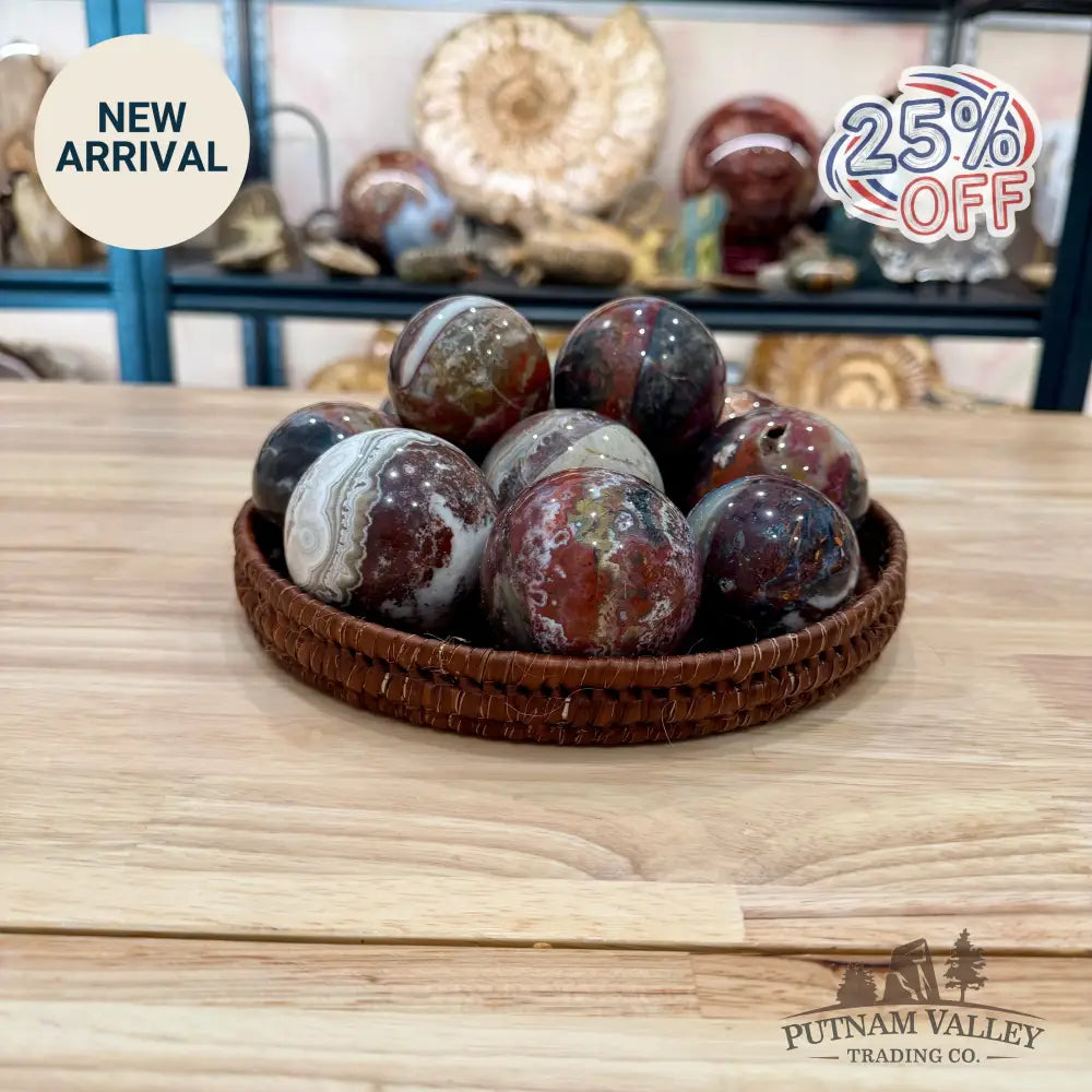 Reserve Mexican Lace Agate Spheres - Sphere