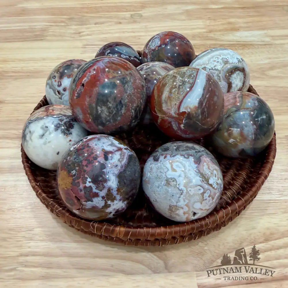 Reserve Mexican Lace Agate Spheres - Sphere