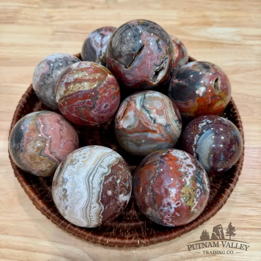 Reserve Mexican Lace Agate Spheres - Sphere