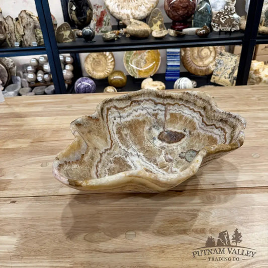 Reserve Mexican Pistachio Onyx Bowl 15.5’’ - Bowl
