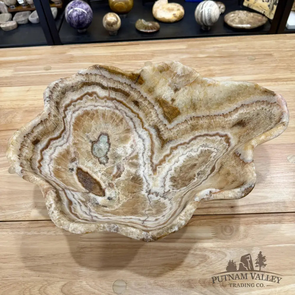 Reserve Mexican Pistachio Onyx Bowl 15.5’’ - Bowl