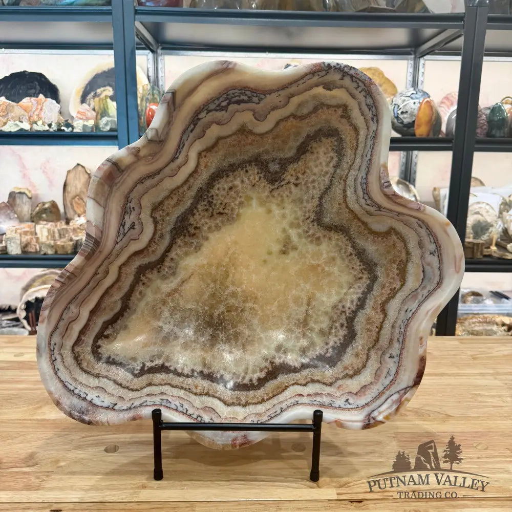 Reserve Mexican Red Banded Onyx Bowl 21.75’’ - Bowl