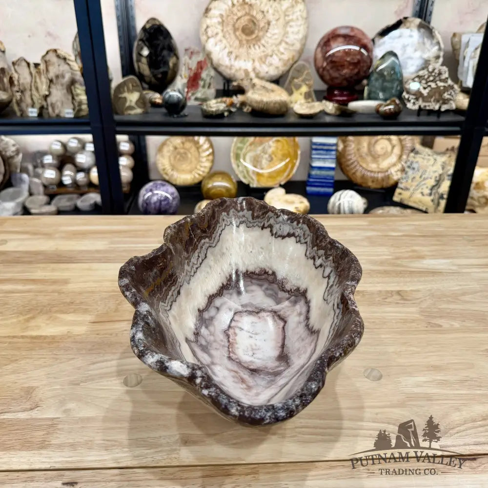 Reserve Mexican Red Banded Onyx Rustic Bowl 14.75’’ - Bowl