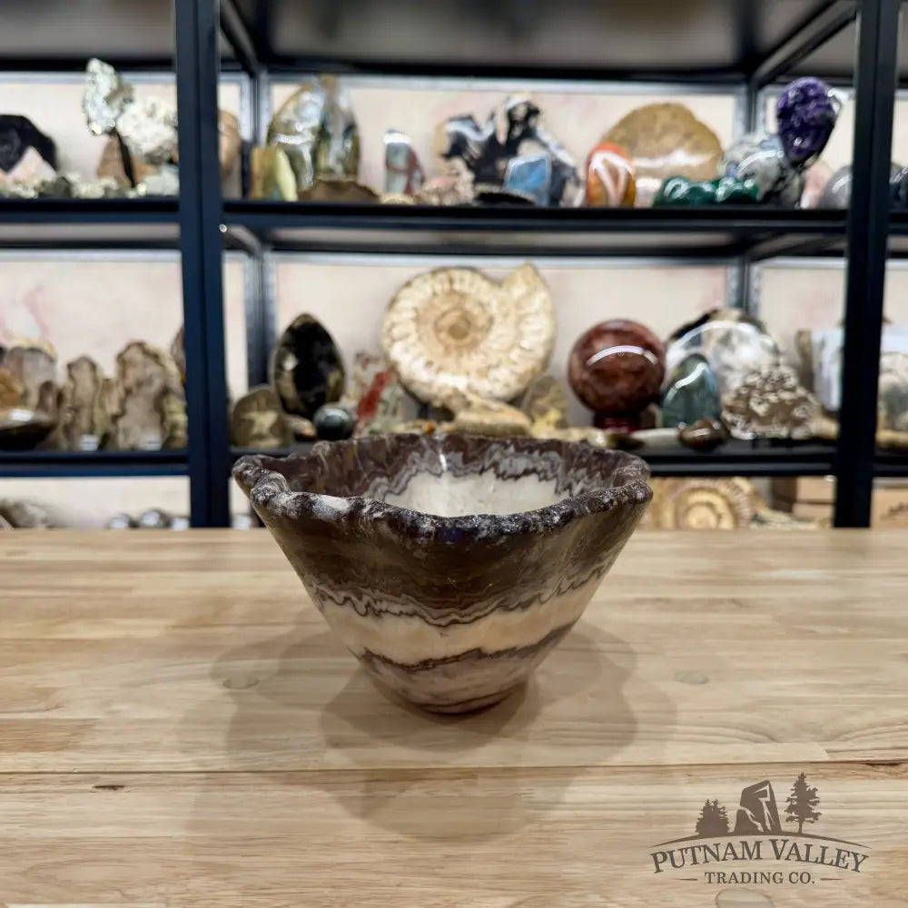 Reserve Mexican Red Banded Onyx Rustic Bowl 14.75’’ - Bowl