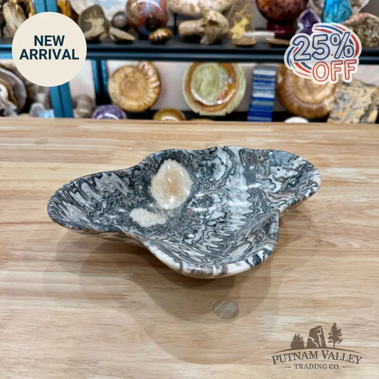 Reserve Mexican Zebra Onyx Bowl 10.2’’ - Bowl