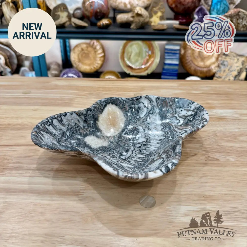 Reserve Mexican Zebra Onyx Bowl 10.2’’ - Bowl