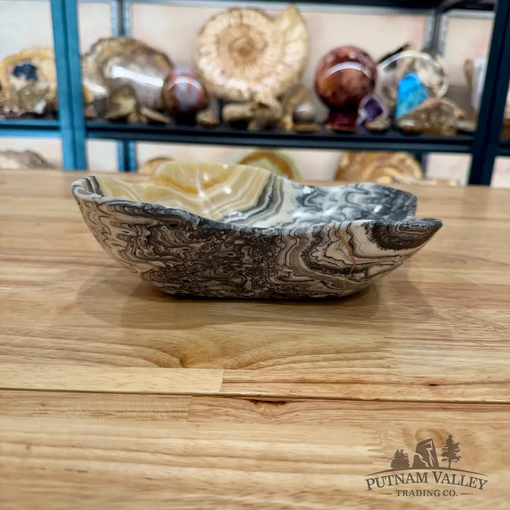 Mexican Zebra Onyx Bowl Bowl
