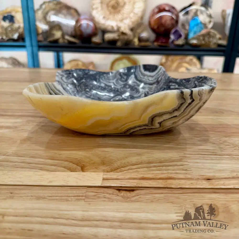 Mexican Zebra Onyx Bowl Bowl