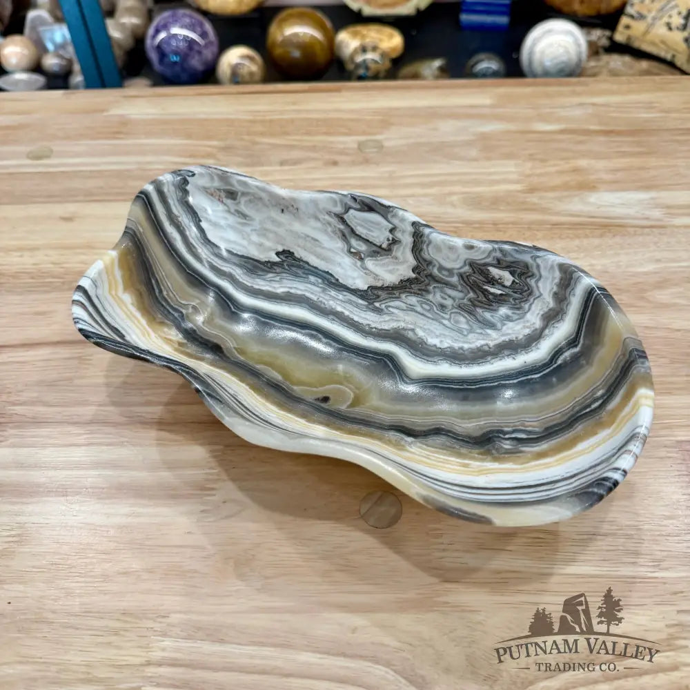 Reserve Mexican Zebra Onyx Bowl 11’’ - Bowl