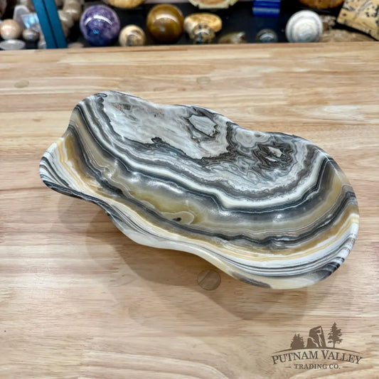 Reserve Mexican Zebra Onyx Bowl 11’’ - Bowl