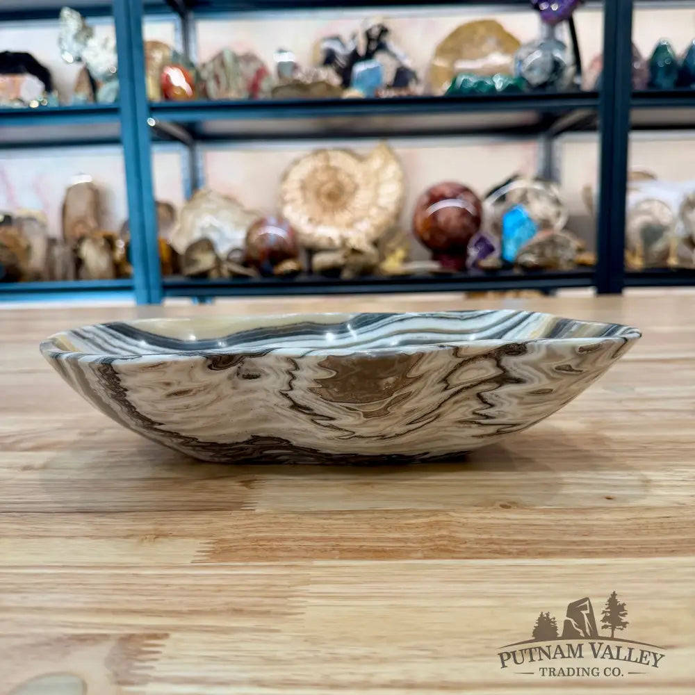 Reserve Mexican Zebra Onyx Bowl 11’’ - Bowl