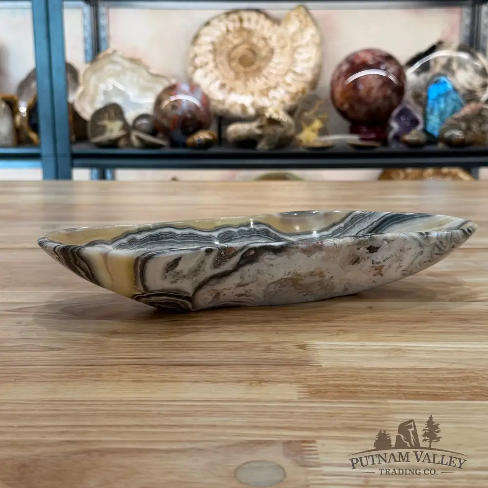 Reserve Mexican Zebra Onyx Bowl 11.75’’ - Bowl
