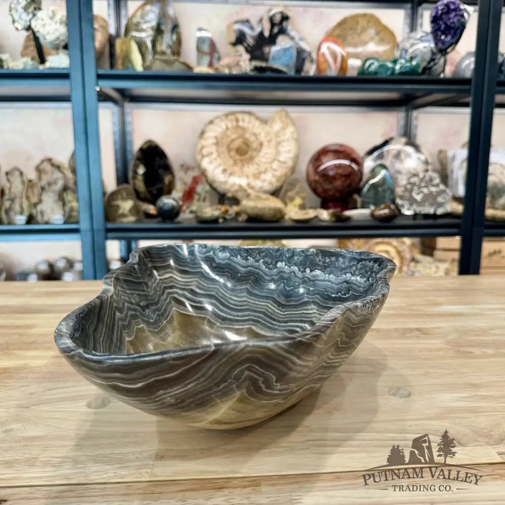 Reserve Mexican Zebra Onyx Bowl 12.88’’ - Bowl