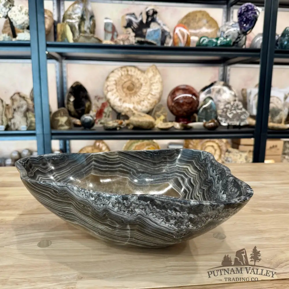 Reserve Mexican Zebra Onyx Bowl 12.88’’ - Bowl