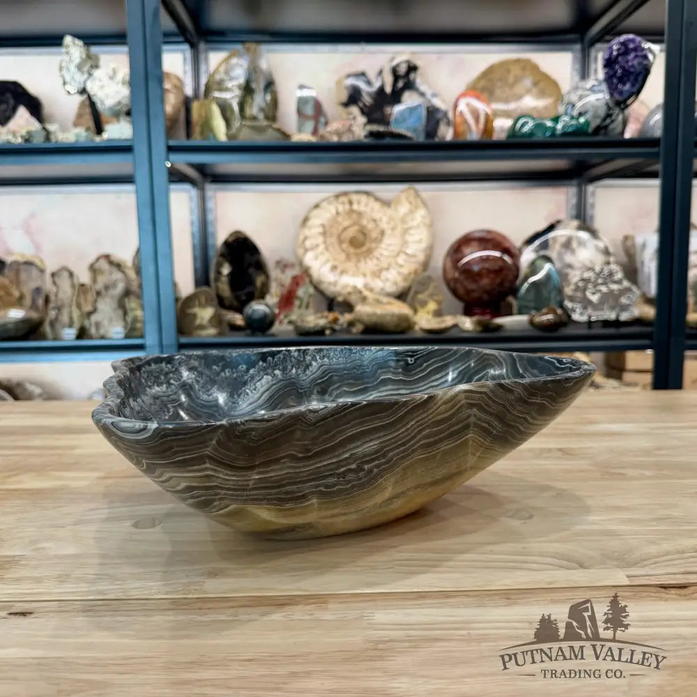Reserve Mexican Zebra Onyx Bowl 12.88’’ - Bowl
