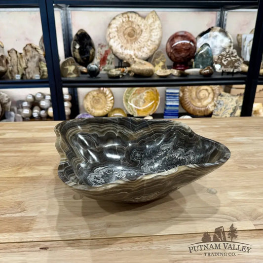Reserve Mexican Zebra Onyx Bowl 13.5’’ - Bowl