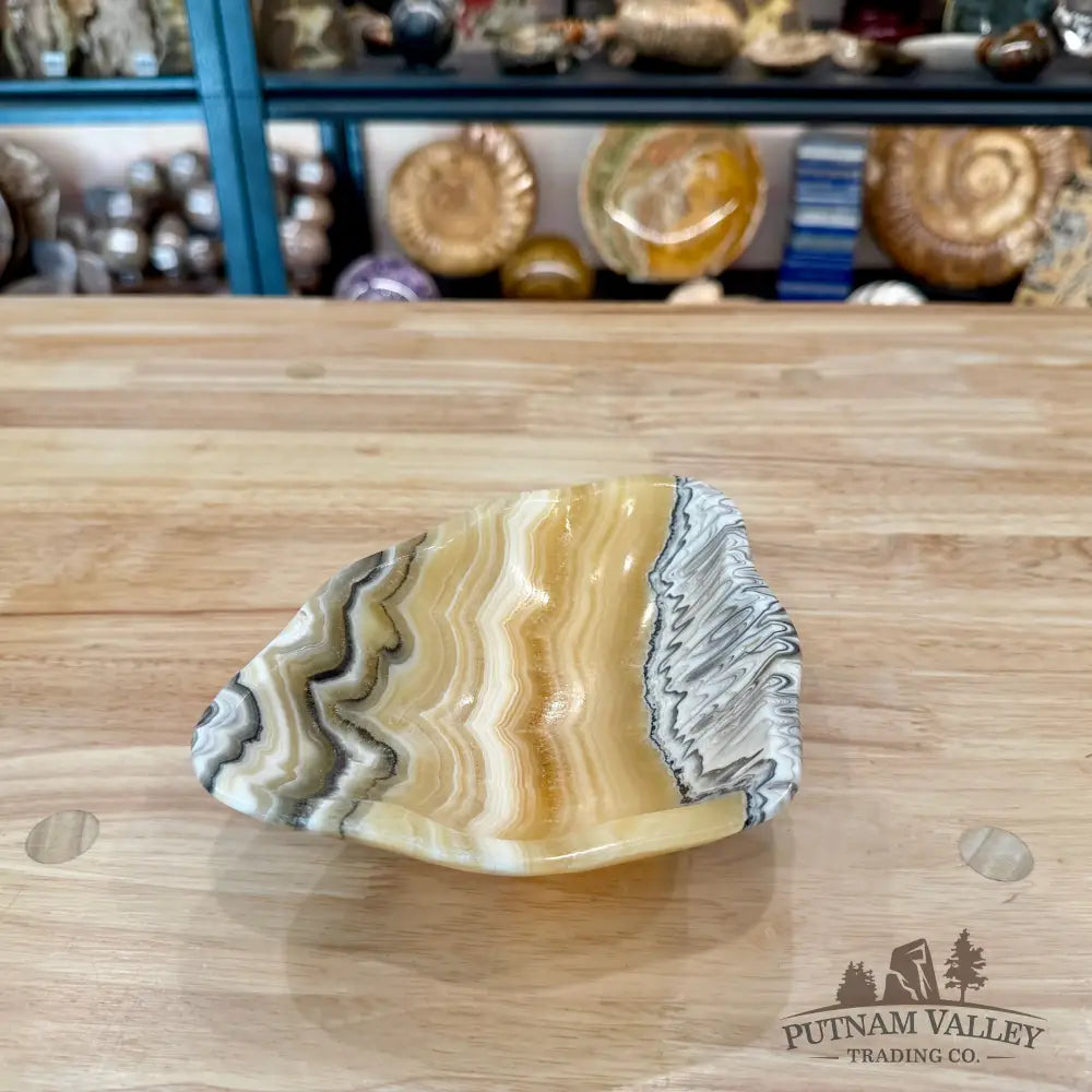 Reserve Mexican Zebra Onyx Bowl 7.54’’ - Bowl