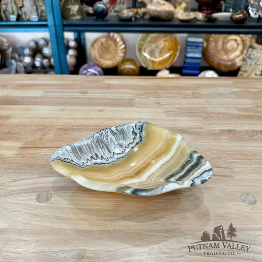 Reserve Mexican Zebra Onyx Bowl 7.54’’ - Bowl