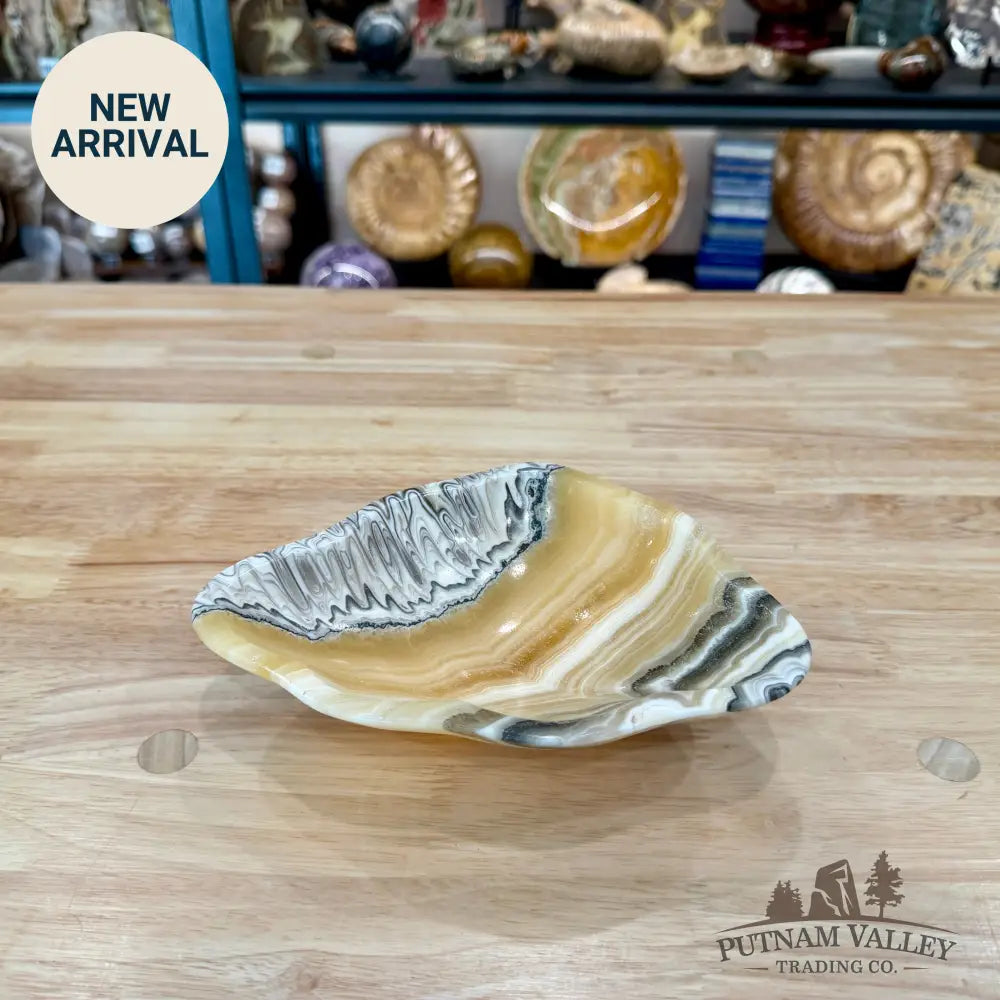 Reserve Mexican Zebra Onyx Bowl 7.54’’ - Bowl