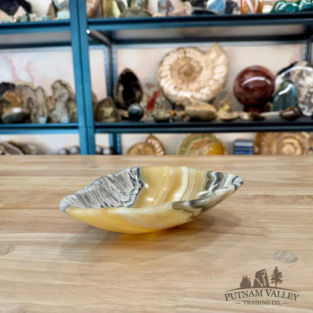 Reserve Mexican Zebra Onyx Bowl 7.54’’ - Bowl