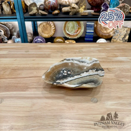 Reserve Mexican Zebra Onyx Bowl 8.25’’ - Bowl