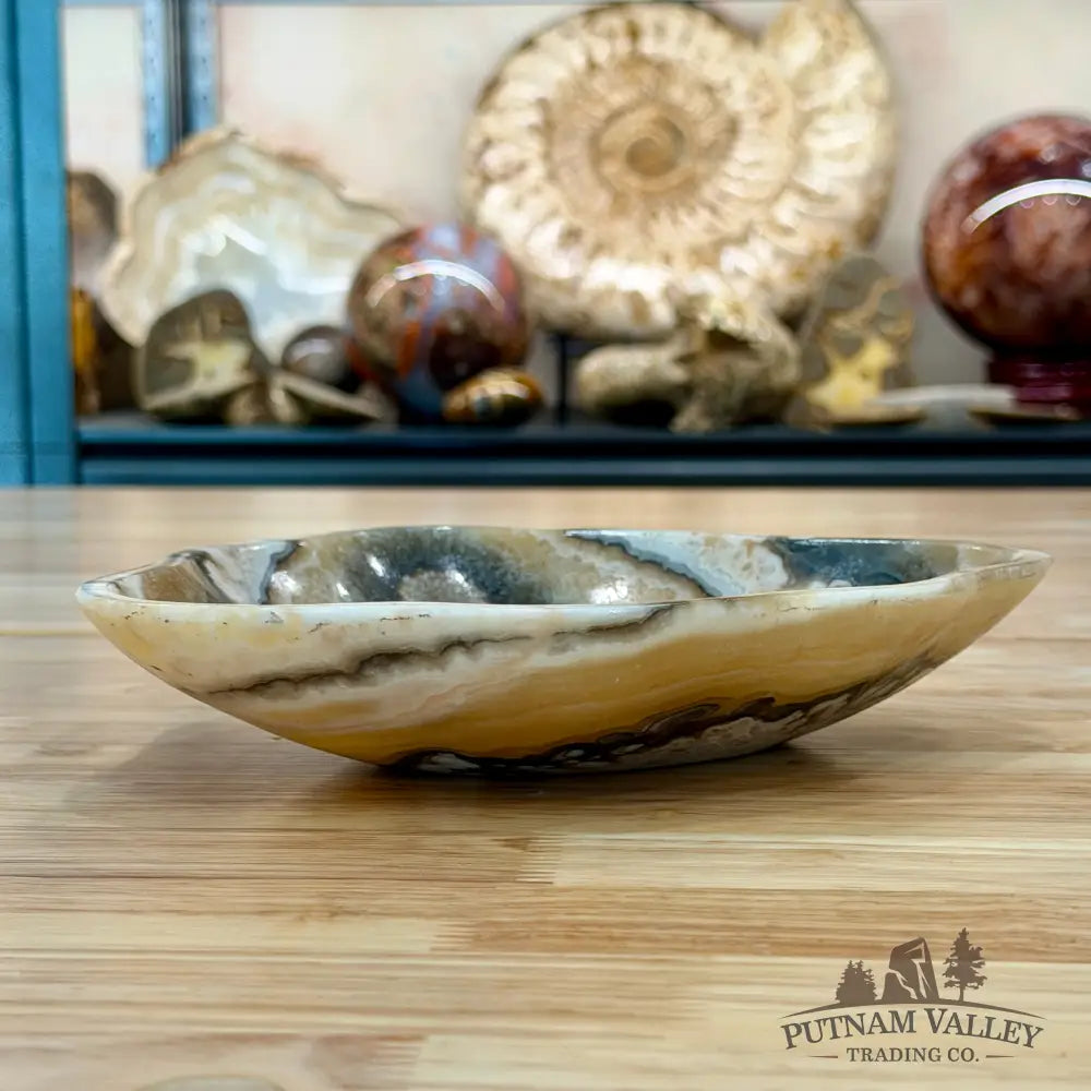 Reserve Mexican Zebra Onyx Bowl 8.25’’ - Bowl