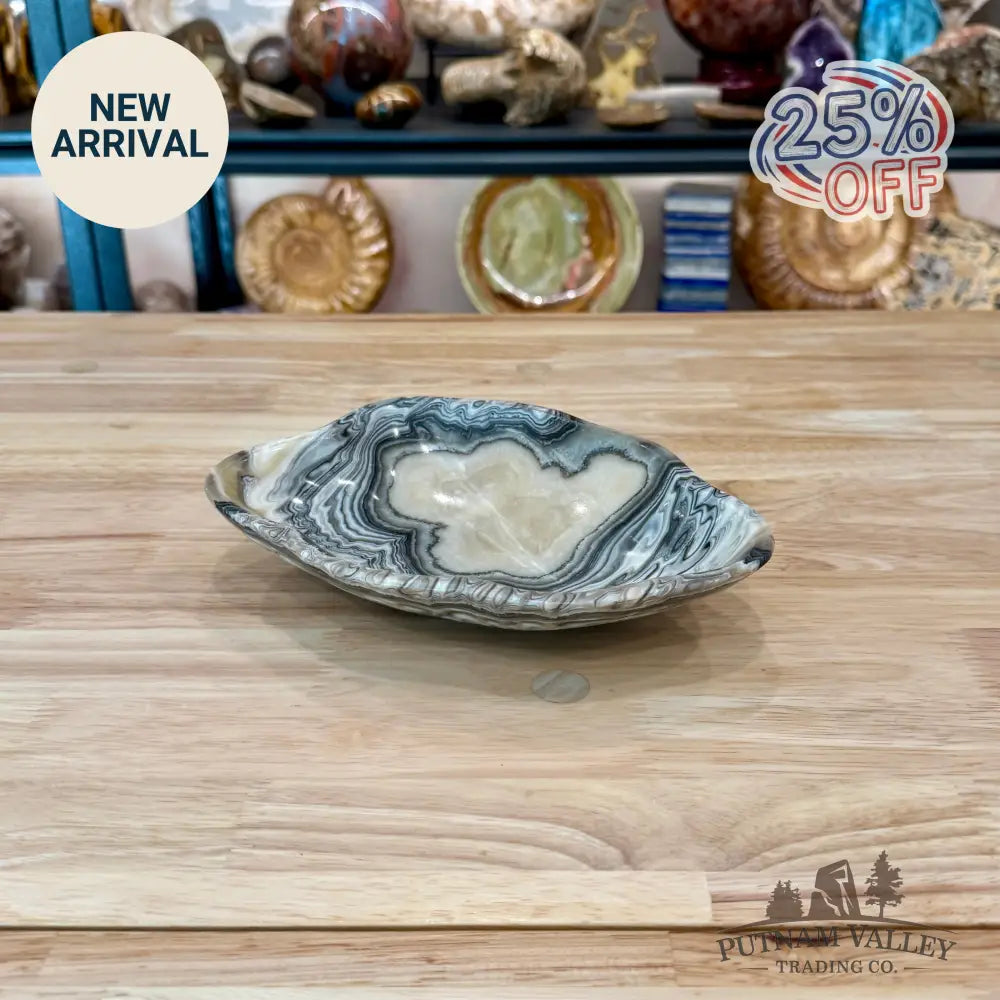Reserve Mexican Zebra Onyx Bowl 8.25’’ - Bowl