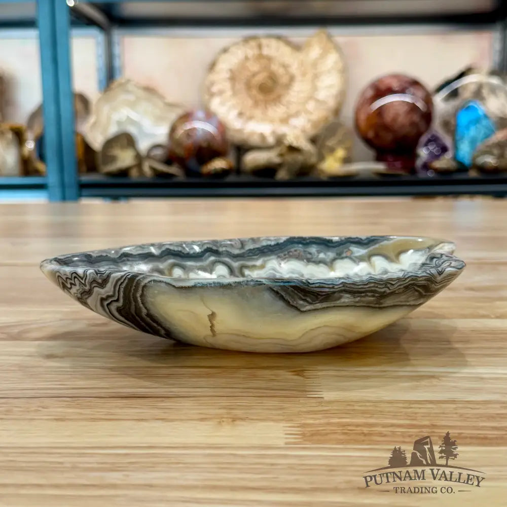 Reserve Mexican Zebra Onyx Bowl 8.25’’ - Bowl