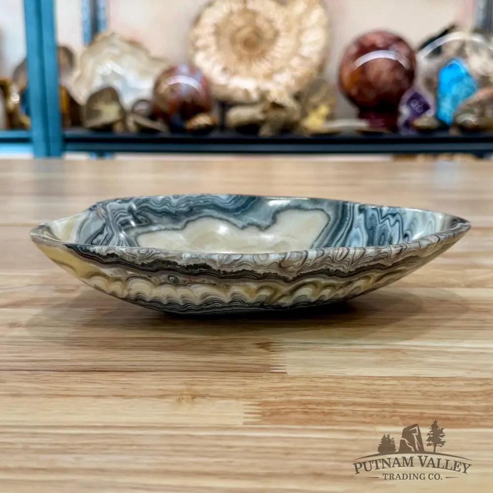 Reserve Mexican Zebra Onyx Bowl 8.25’’ - Bowl