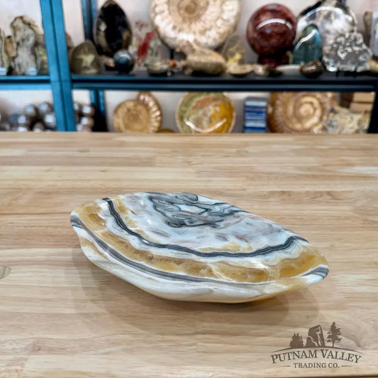 Reserve Mexican Zebra Onyx Bowl 8.32’’ - Bowl