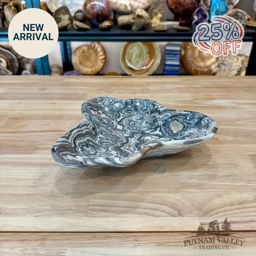Reserve Mexican Zebra Onyx Bowl 9.4’’ - Bowl