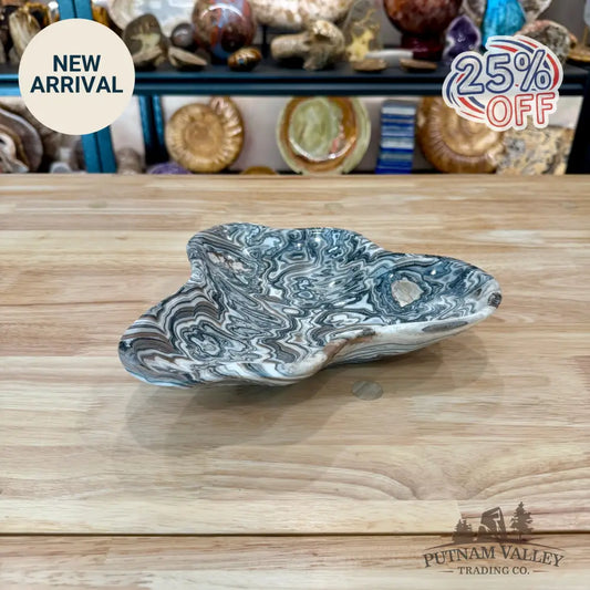 Reserve Mexican Zebra Onyx Bowl 9.4’’ - Bowl
