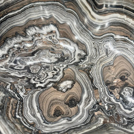 Reserve Mexican Zebra Onyx Rustic Bowl 16.3’’ - Bowl