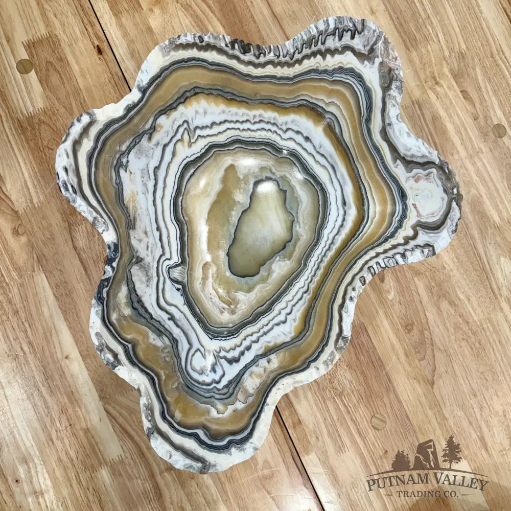 Reserve Mexican Zebra Onyx Rustic Bowl 18.4’’ - Bowl