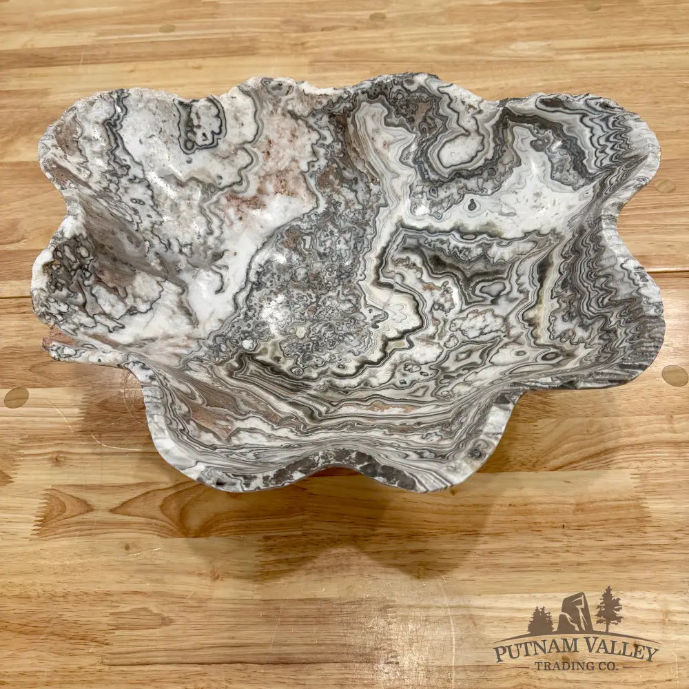 Reserve Mexican Zebra Onyx Rustic Bowl 18.5’’ - Bowl