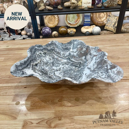 Reserve Mexican Zebra Onyx Rustic Bowl 18.5’’ - Bowl