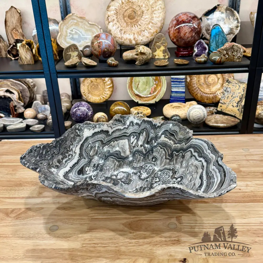 Reserve Mexican Zebra Onyx Rustic Bowl 18.5’’ - Bowl