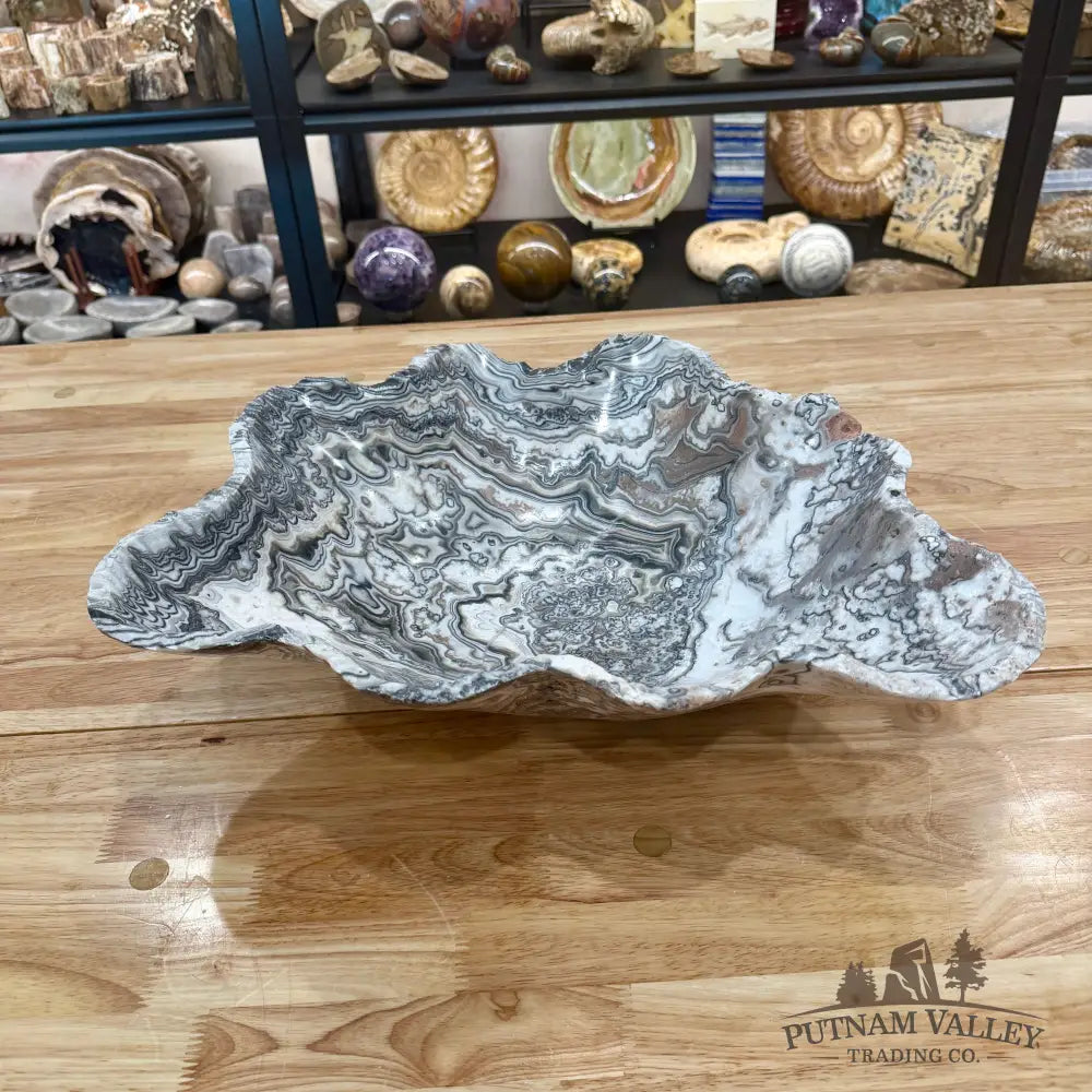 Reserve Mexican Zebra Onyx Rustic Bowl 18.5’’ - Bowl
