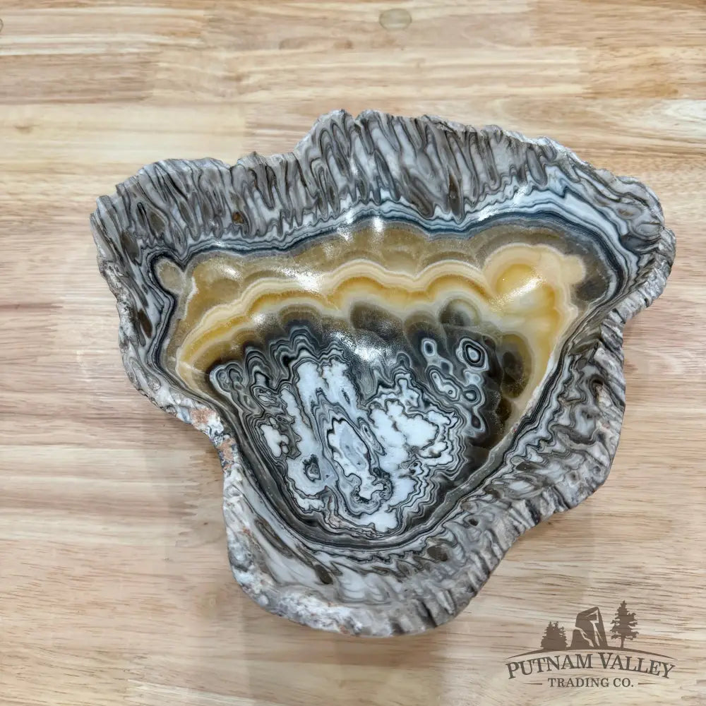 Reserve Mexican Zebra Onyx Rustic Bowl 9.25’’ - Bowl