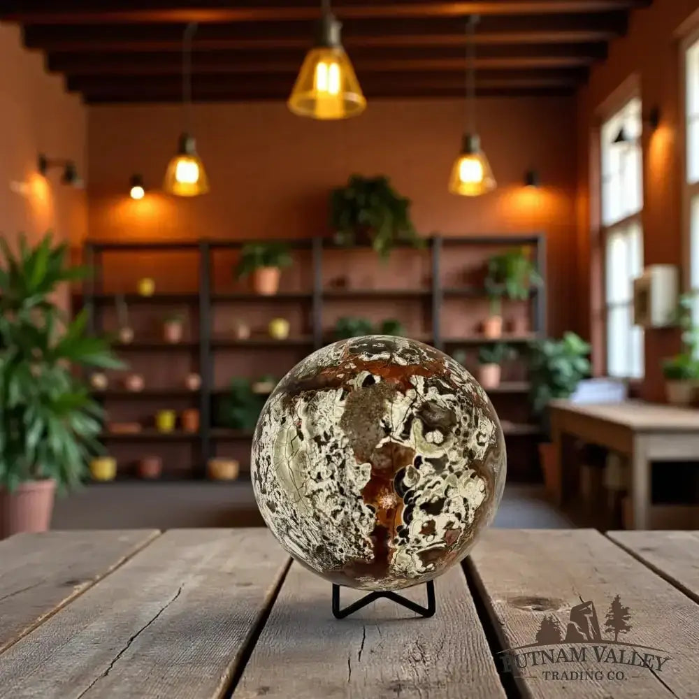 Reserve Money Agate Sphere 4.8" - Putnam Valley Trading Co.