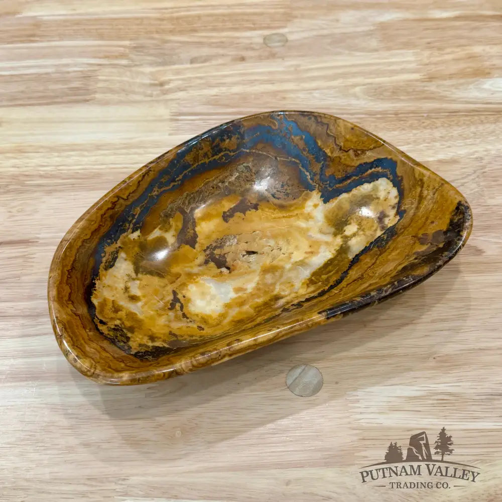 Reserve Moroccan Amber Onyx Bowl 9’’ - Bowl